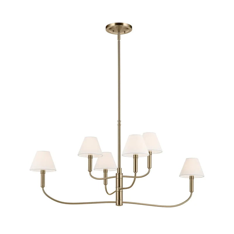 Kichler 52767 Eadie 6-lt 41" Chandelier - Champagne Bronze