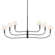 Kichler 52768 Eadie 6-lt 52" Chandelier - Black