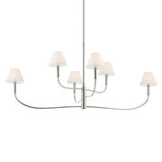 Kichler 52768 Eadie 6-lt 52" Chandelier - Polished Nickel