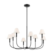 Kichler 52769 Eadie 8-lt 41" Chandelier - Black