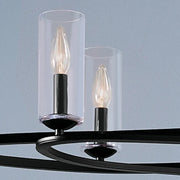 Kichler 52772 Harpin 8-lt 53" Chandelier - Black