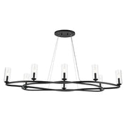 Kichler 52772 Harpin 8-lt 53" Chandelier - Black