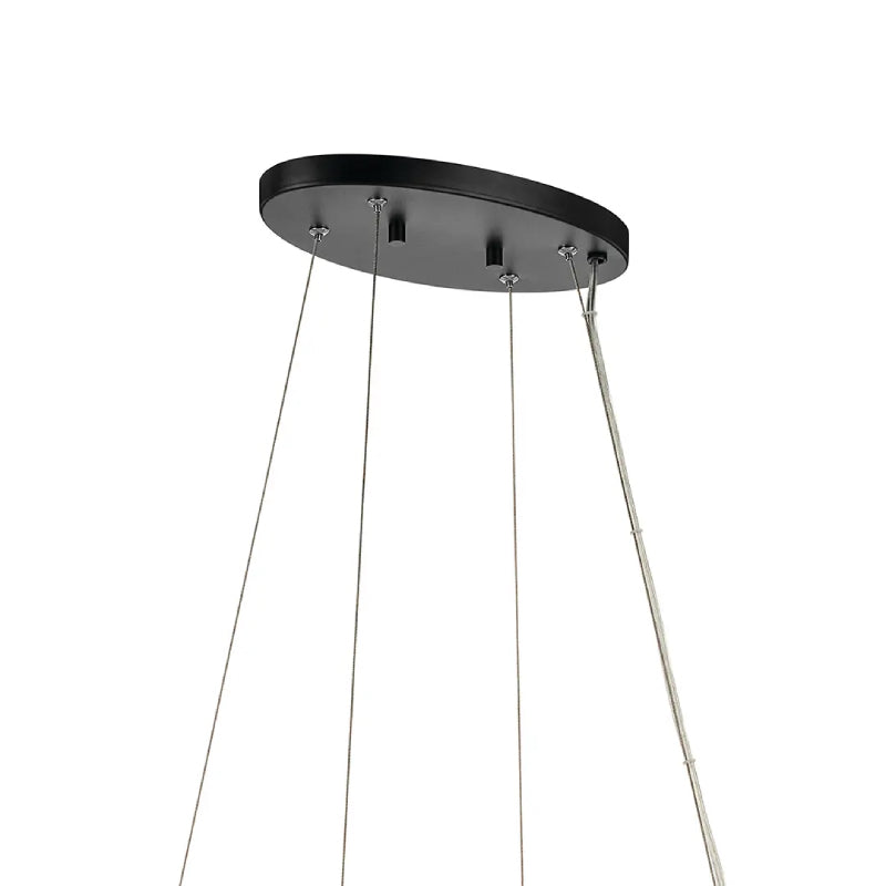 Kichler 52772 Harpin 8-lt 53" Chandelier - Black