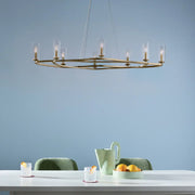 Kichler 52772 Harpin 8-lt 53" Chandelier - Champagne Bronze