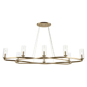 Kichler 52772 Harpin 8-lt 53" Chandelier - Champagne Bronze