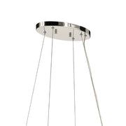 Kichler 52772 Harpin 8-lt 53" Chandelier -Polished Nickel