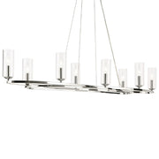 Kichler 52772 Harpin 8-lt 53" Chandelier - Polished Nickel