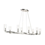 Kichler 52772 Harpin 8-lt 53" Chandelier - Polished Nickel