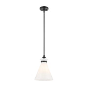 Kichler 52774 Laria 1-lt 11" Pendant -Black White Glass