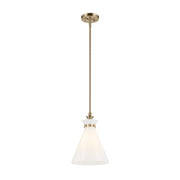 Kichler 52774 Laria 1-lt 11" Pendant - Champagne Bronze White Glass