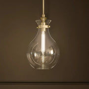 Kichler 52776 Laria 1-lt 10" Pendant - Champagne Bronze Clear Glass