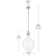 Kichler 52777 Laria 1-lt 14" Pendant