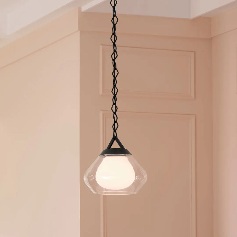Kichler 52782 Nella 1-lt 12" Pendant - Black