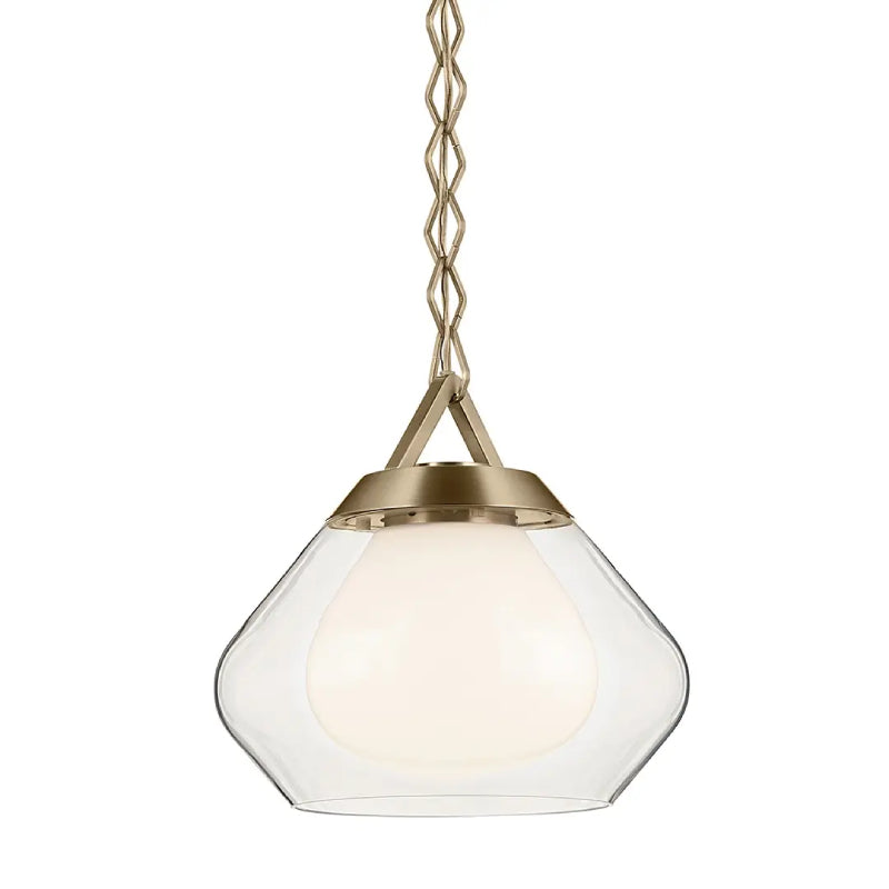 Kichler 52782 Nella 1-lt 12" Pendant - Champagne Bronze