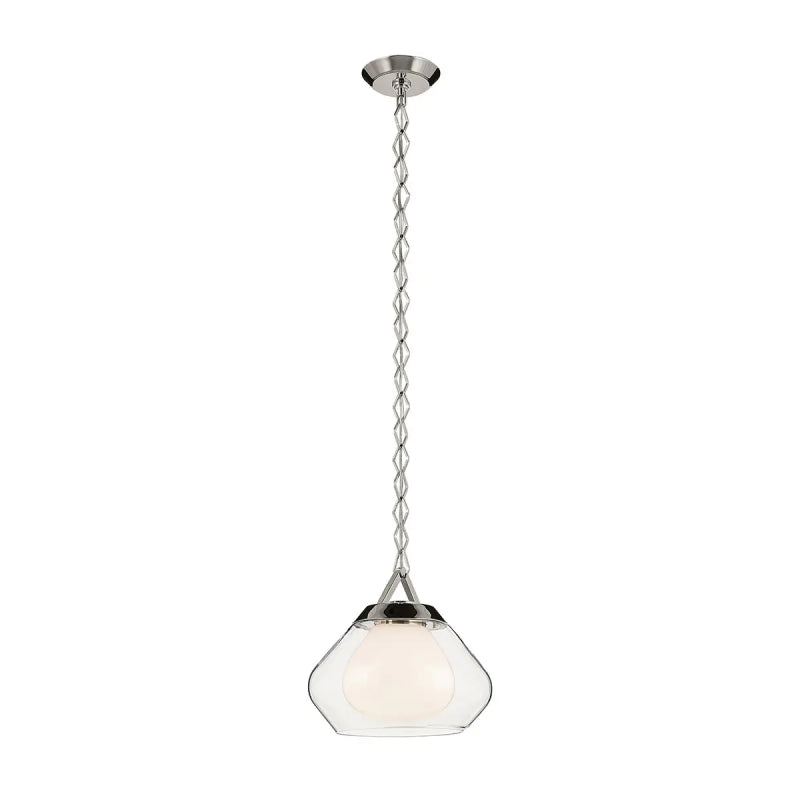 Kichler 52782 Nella 1-lt 12" Pendant - Polished Nickel