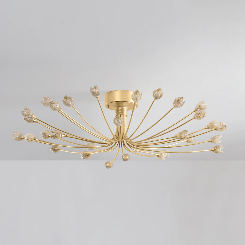 Hudson Valley 5430 Falkirk 30-lt 42" LED Semi Flush Mount