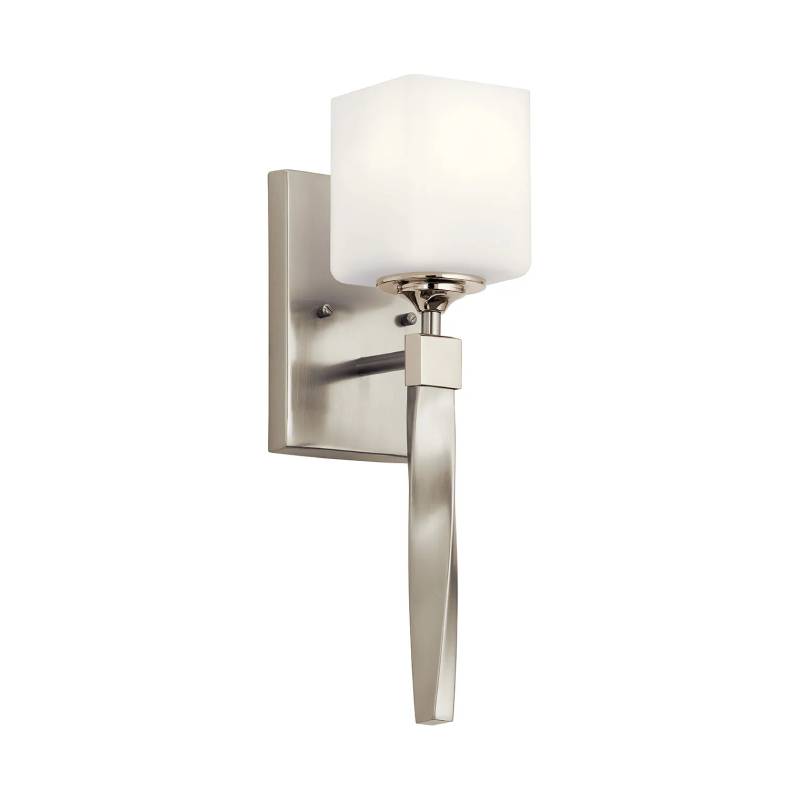 Kichler 55000 Marette 1-lt 16" Tall Wall Sconce-Brushed Nickel