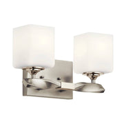 Kichler 55001 Marette 2-lt 14" Vanity Light-Brushed Nickel