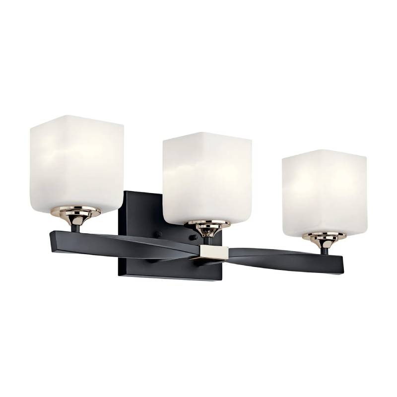 Kichler 55002 Marette 3-lt 23" Vanity Light-Black