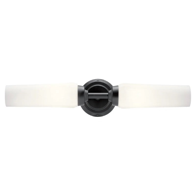 Kichler 55074 Truby 2-lt 21" Vanity Light-Black