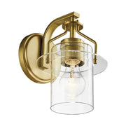 Kichler 55077 Everett 1-lt 9" Tall Wall Sconce-Brushed Brass