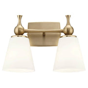 Kichler 55091 Cosabella 2-lt 15" Vanity Light-Champagne Bronze