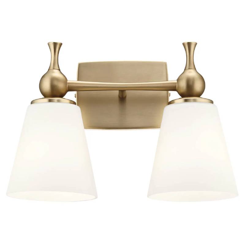 Kichler 55091 Cosabella 2-lt 15" Vanity Light-Champagne Bronze
