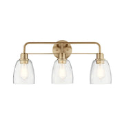 Kichler 55102 Meller 3-lt 24" Vanity Light-Champagne Bronze