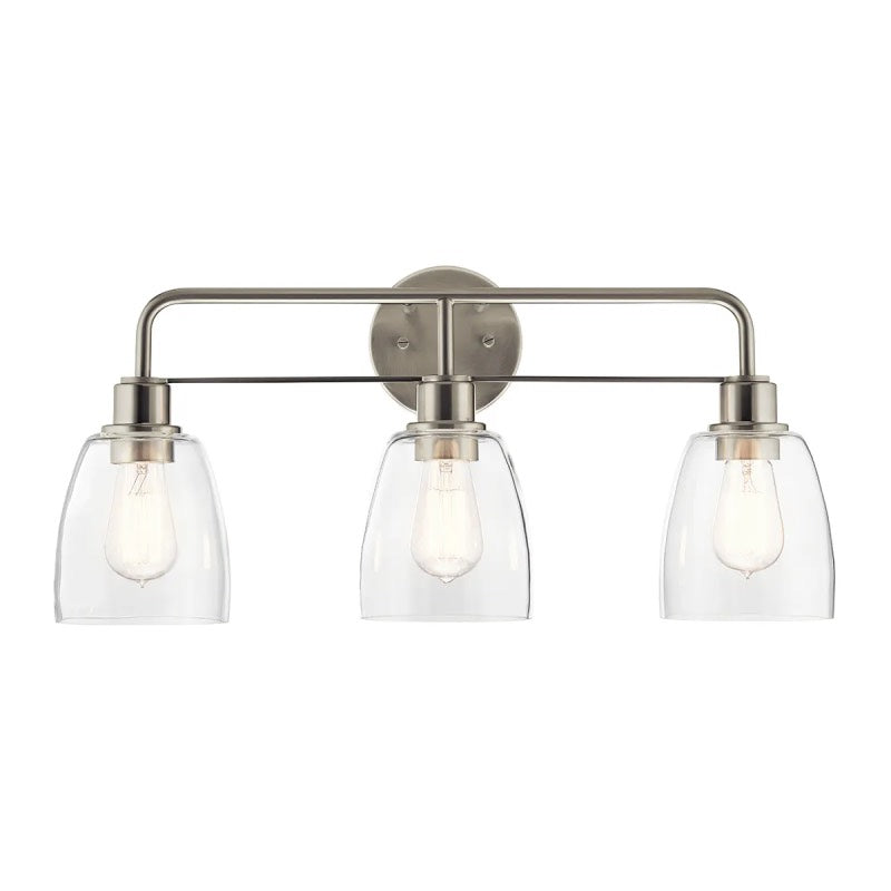 Kichler 55102 Meller 3-lt 24" Vanity Light-Brushed Nickel