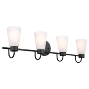 Kichler 55127 Erma 4-lt 33" Vanity Light-Black