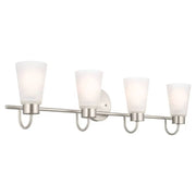 Kichler 55127 Erma 4-lt 33" Vanity Light-Brushed Nickel