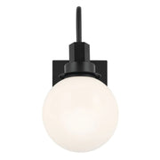 Kichler 55149 Hex 1-lt 12" Tall Wall Sconce-Black