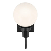 Kichler 55149 Hex 1-lt 12" Tall Wall Sconce-Black