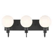 Kichler 55151 Hex 3-lt 23" Vanity Light-Black