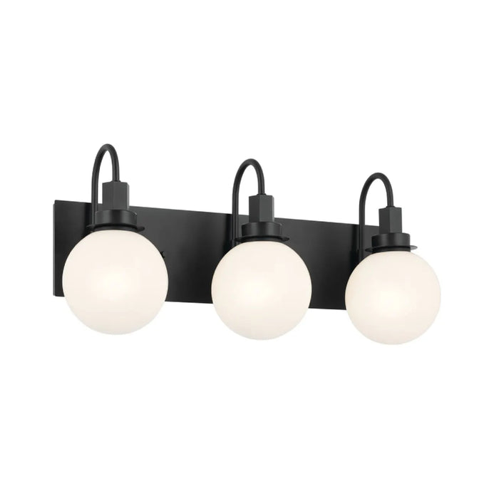 Kichler 55151 Hex 3-lt 23" Vanity Light-Black
