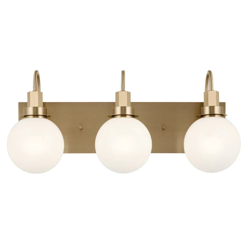 Kichler 55151 Hex 3-lt 23" Vanity Light-Champagne Bronze
