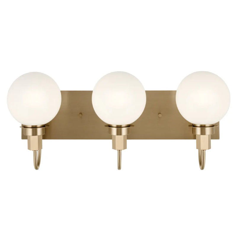 Kichler 55151 Hex 3-lt 23" Vanity Light-Champagne Bronze