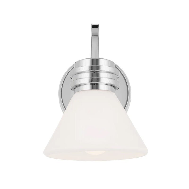 Kichler 55153 Farum 1-lt 10" Tall Wall Sconce - Chrome Opal Glass