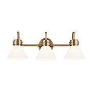 Kichler 55155 Farum 3-lt 26" Vanity Light - Champagne Bronze Opal Glass