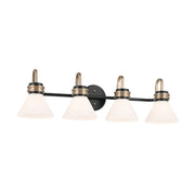 Kichler 55156 Farum 4-lt 34" Vanity Light-Black Opal