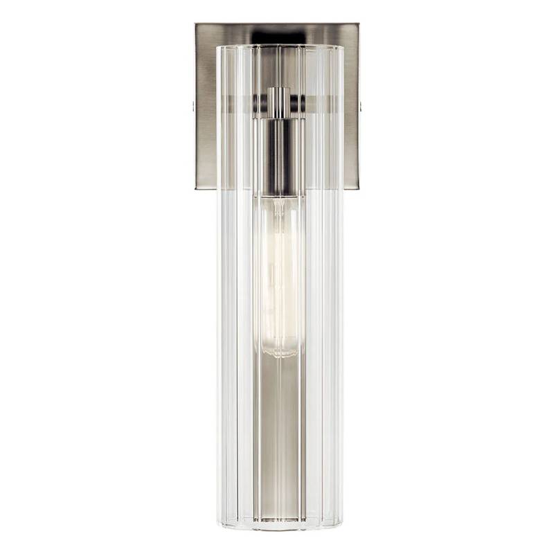 Kichler 55165 Jemsa 1-lt 14" Tall Wall Sconce-Brushed Nickel