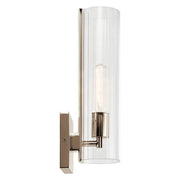 Kichler 55165 Jemsa 1-lt 14" Tall Wall Sconce-Polished Nickel