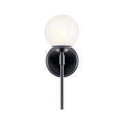 Kichler 55170 Benno 1-lt 14" Tall Wall Sconce-Black