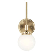 Kichler 55170 Benno 1-lt 14" Tall Wall Sconce-Champagne Bronze