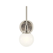 Kichler 55170 Benno 1-lt 14" Tall Wall Sconce-Polished Nickel