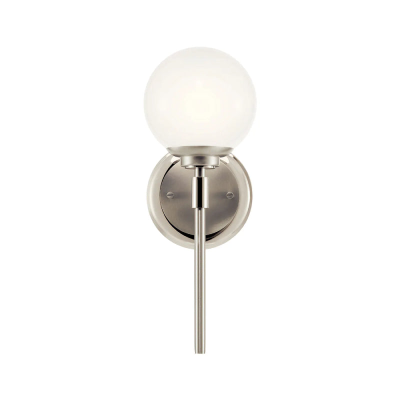 Kichler 55170 Benno 1-lt 14" Tall Wall Sconce-Polished Nickel