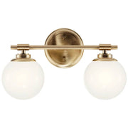 Kichler 55171 Benno 2-lt 15" Vanity Light-Champagne Bronze