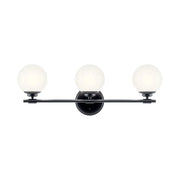 Kichler 55172 Benno 3-lt 25" Vanity Light-Black