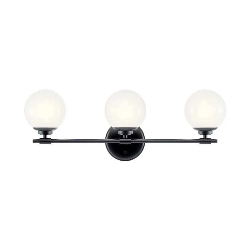 Kichler 55172 Benno 3-lt 25" Vanity Light-Black