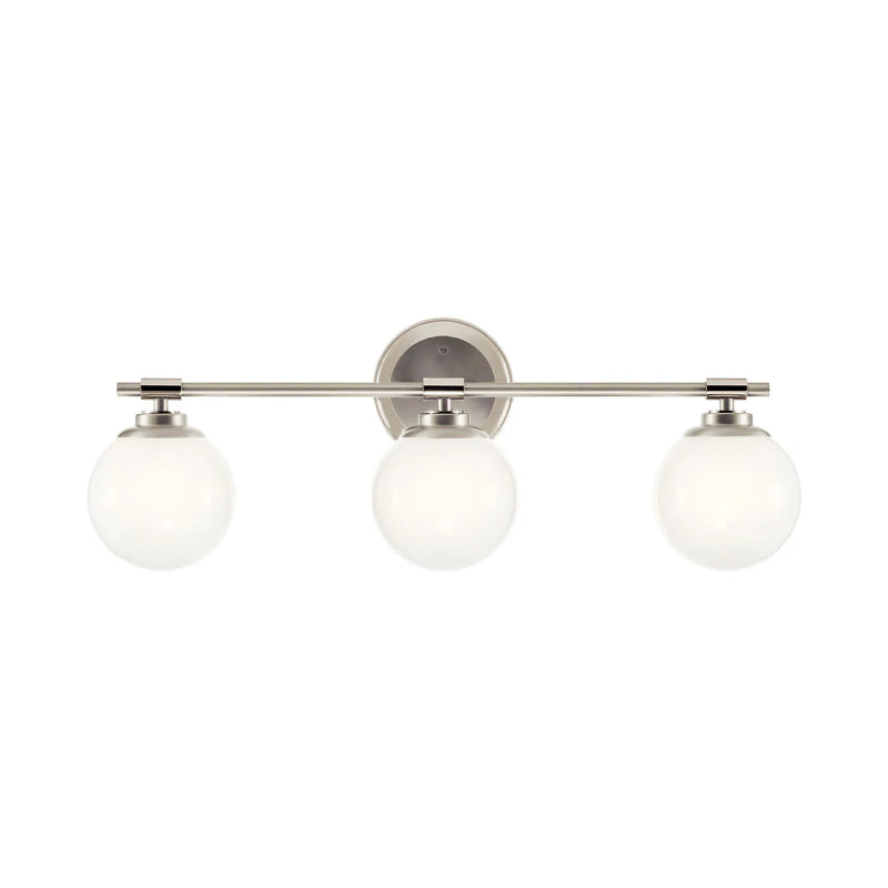 Kichler 55172 Benno 3-lt 25" Vanity Light-Polished Nickel